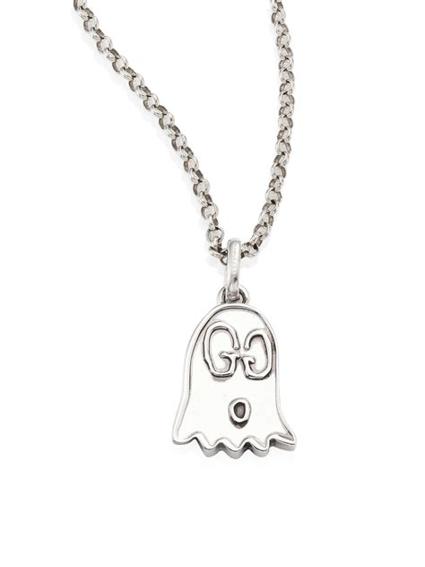 gucci sterling silver ghost necklace|gucci ghost background.